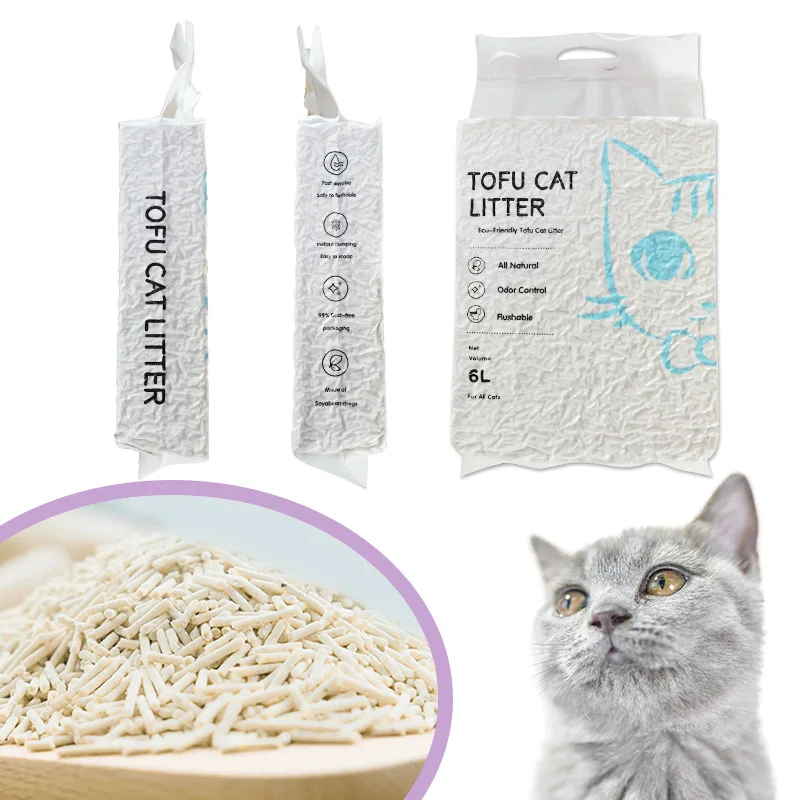 

2020 Scoop Tofu Robot Silica Gel Flushable Electronic Automatic Kind Pet Silica Cassava Pine Tofu Cat Litter, Picture