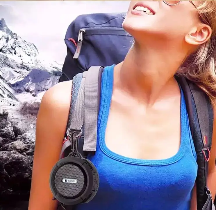 Promotional Gift outdoor mini IPX5 Waterproof wireless portable speaker C6 outdoors - ANKUX.COM