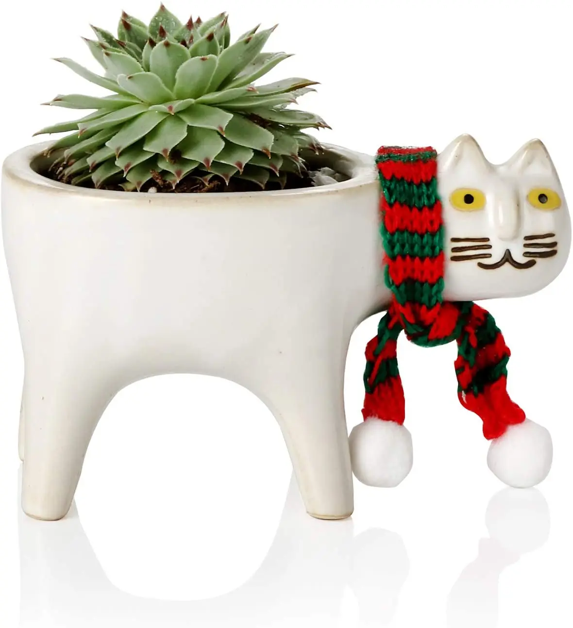

Amazon Hot Sale Ceramic Flower Planter Succulent Animal Kitty Indoor Home Decor Perfect Cat Lover Plant Gift, Shown
