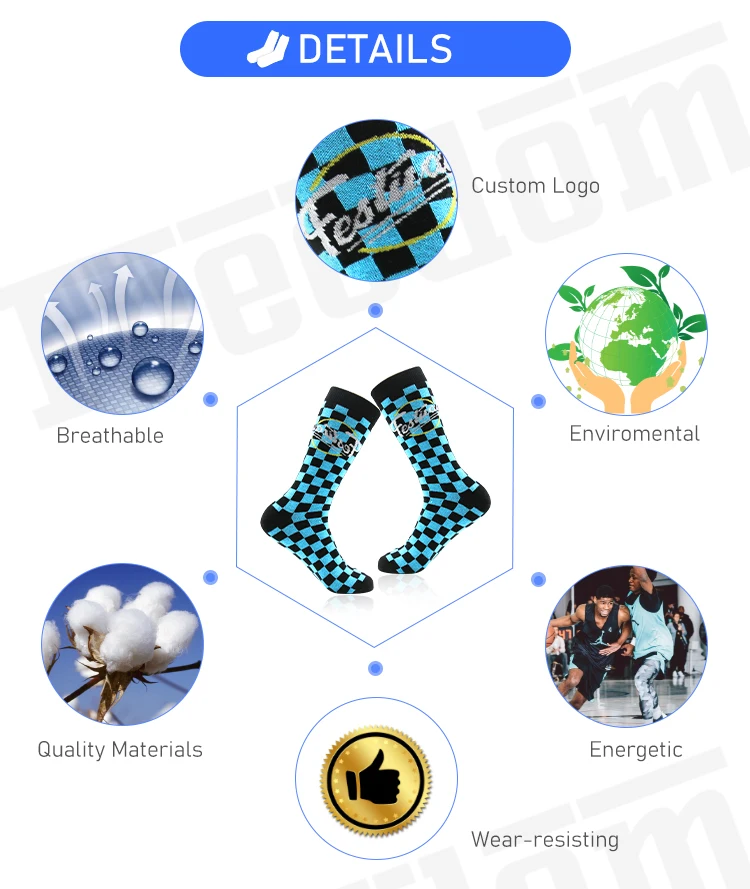 Customized Logo Printed Promotional Cotton Sock Buy Cotton Knee High Sock,Bulk Cotton Sock,100