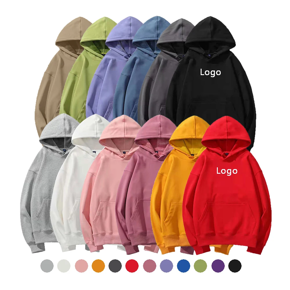 

Customised Oversized Sweaters Hooded Pullover Men Kangaroo Pocket Mens Hoodie Clothing Heavyweight Sweatshirt Streetwear, Shown