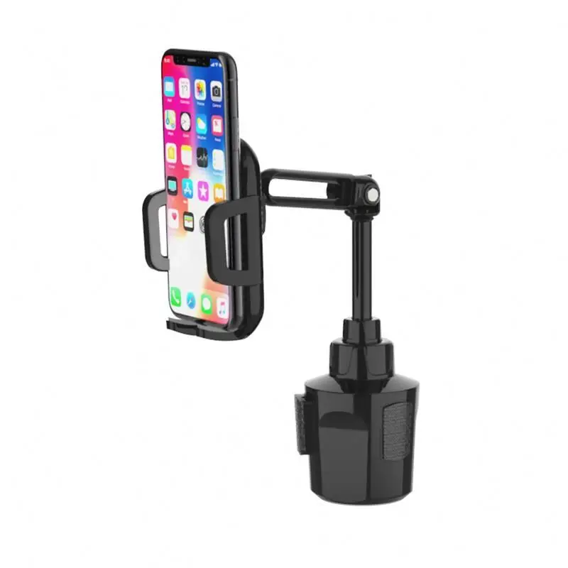 

Suction cup mount car phone holder for phone REK8e expanding phone holder, Black