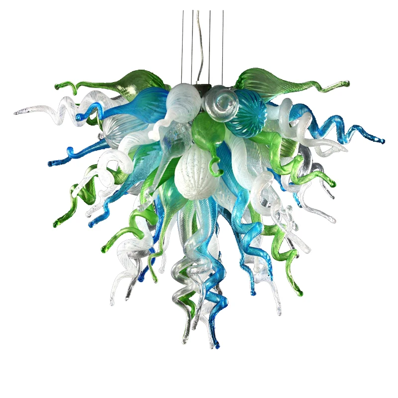 

Free Shipping Modern murano chandelier multicolor 100% Blown murano glass hotel lobby chandelier pendant lamp, Support customization