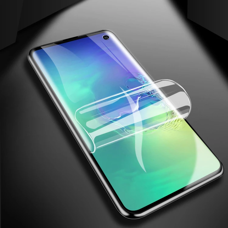 

transparent ultrathin TPU gel Screen protection film for samsung galaxy s10 plus Complete coverage Prevent scratches fingerprint