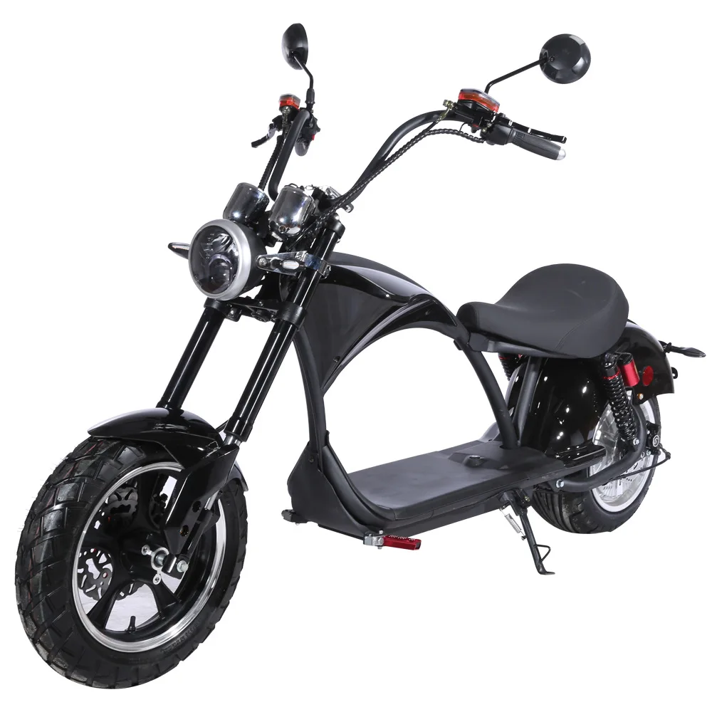 

Fat Tire EEC Approved Wide Wheel Electric Scooters with Portable Battery Citycoco Scooter 3000w Electric Haley Motorcycle