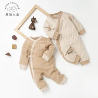 

Eco-friendly GOTS certified organic cotton new born baby jumpsuit clothes pajamas rompers