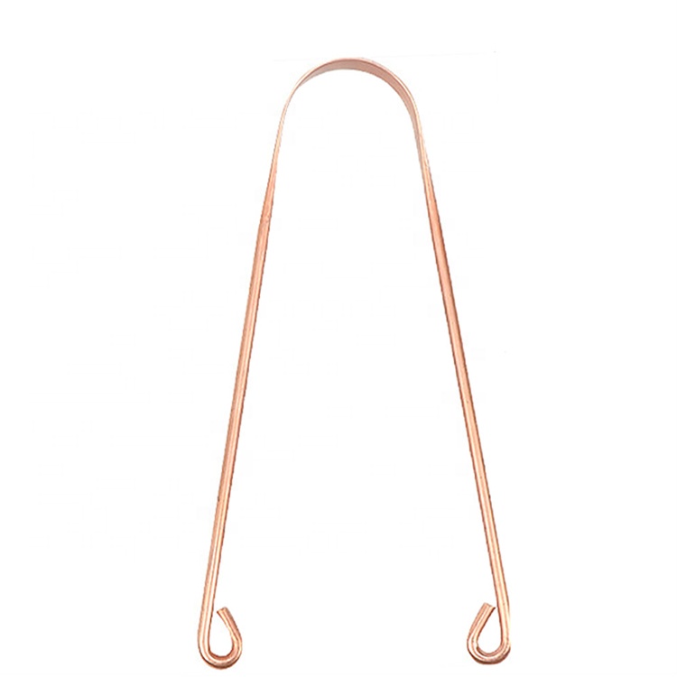 

Copper tongue scraper stainless steel tongue scraper for Oral care, Customized color