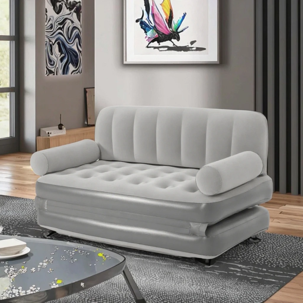 Inflatable Sofa Double Person Inflatable Lounge Chair Lazy Person Inflatable Sofa