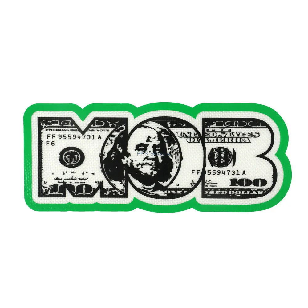 

A Hot Selling smoke accessories Food Grade Dollars non stick Silicone Mat Heat Silicone dab Mat Pad With Custom Printing, Any panton color