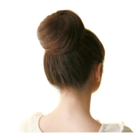 

Hair Rubber Band Donut Chignon Hair Bun Hair Roller Headwear 2021 New for Women Style 8 Colors Synthetic Brown Blonde Clip-in