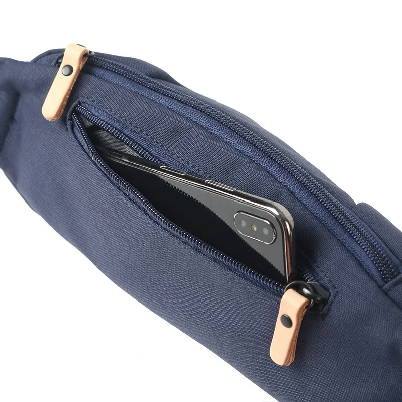 

Fanny Pack for Women Men Water Resistant Small Waist Pouch Slim Belt Bag with Pockets for Running Travelling Hiking Walking