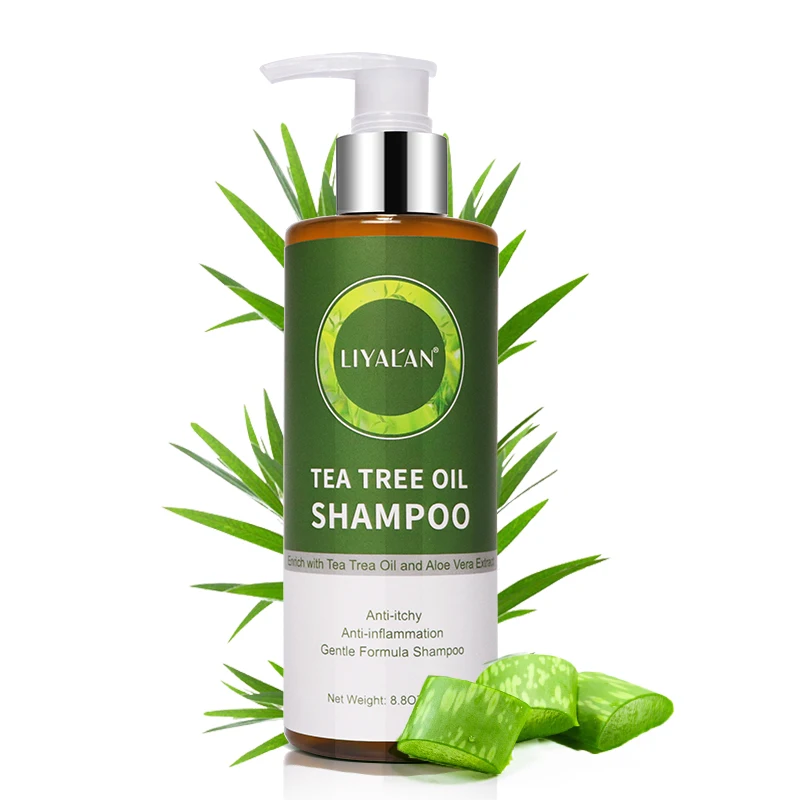 

Hair Growth Sulfate Free Shampoo And Conditioner Anti Itchy Biotin Shampoing Tea Tree Oil Hair Shampoo, Whtie color