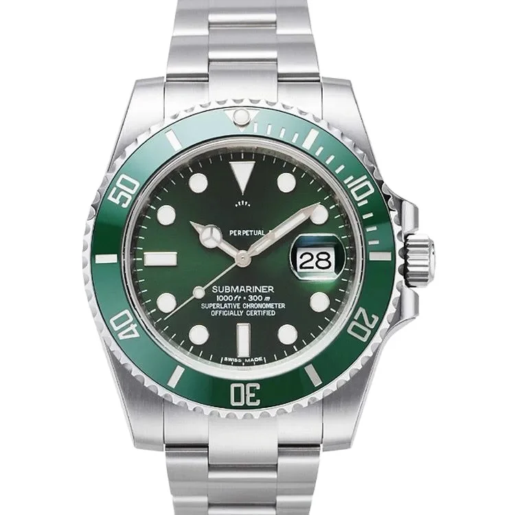 

3A Quality Automatic Stainless Steel Night Vision Sapphire Mirror Glass RLX