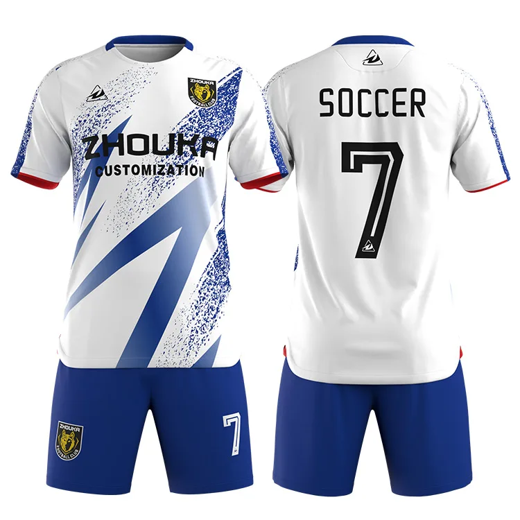 

Professional custom football jersey soccer uniforms OEM custom made full set camiseta de futbol maillot de football