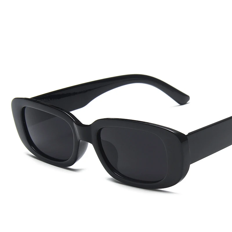 

Fashion custom logo trendy small square plastic frame anti-UV400 sunglasses, As the picture shows