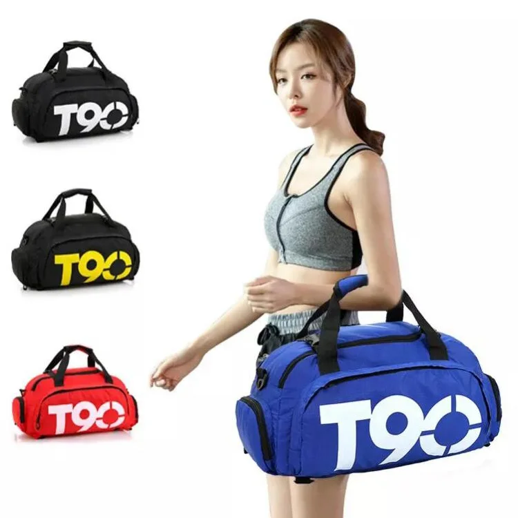 

Wholesale custom outdoor T90 duffle backpack mens travel bags sports gym bag with shoe compartment, As per your request