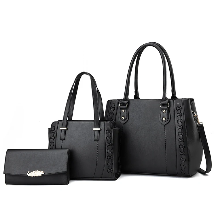 

CB417 Wholesale New style hand bags set for women 3pcs in 1 ladies three piece handbags