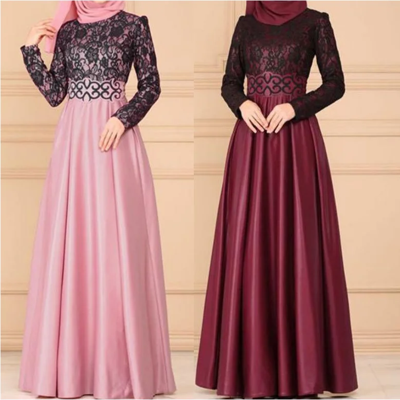 Lslamic Clothing Women Maxi Long Dubai Dress Moroccan Kaftan Caftan Jilbab Lslamic Abaya Muslim Turkish Arabic Dress Robes