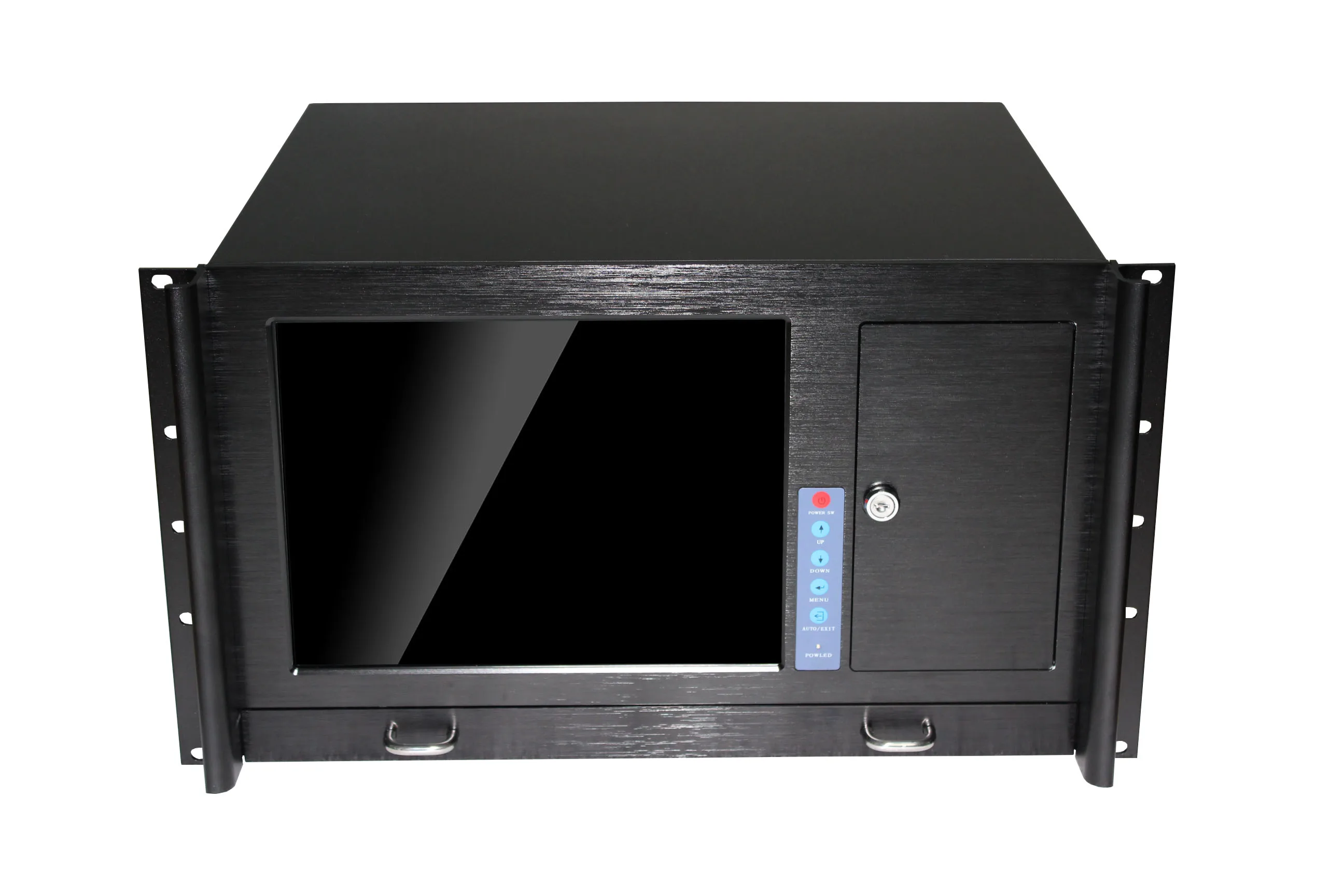 6u Rackmount Chassis Lcd Workstation With Touch Screen Keyboard ...