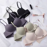 

Hot sale Female bra and panty sets women push up seamless padded bra & brief sets