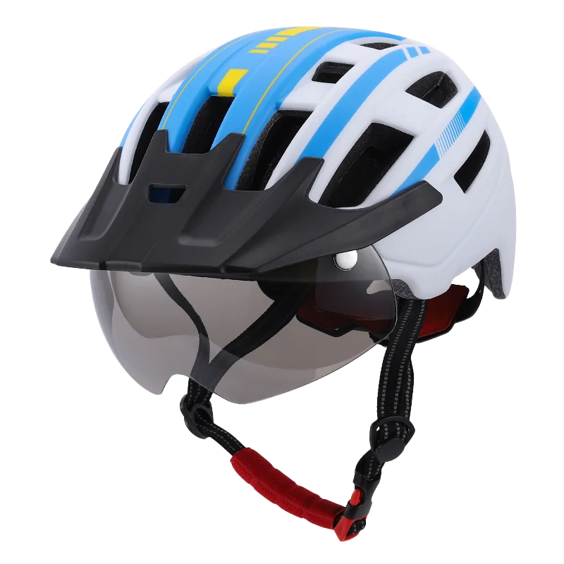 

MONU Customized MTB Helmet With Lens Mountain Road Bicycle Helmet Adult, 10 colors, custom