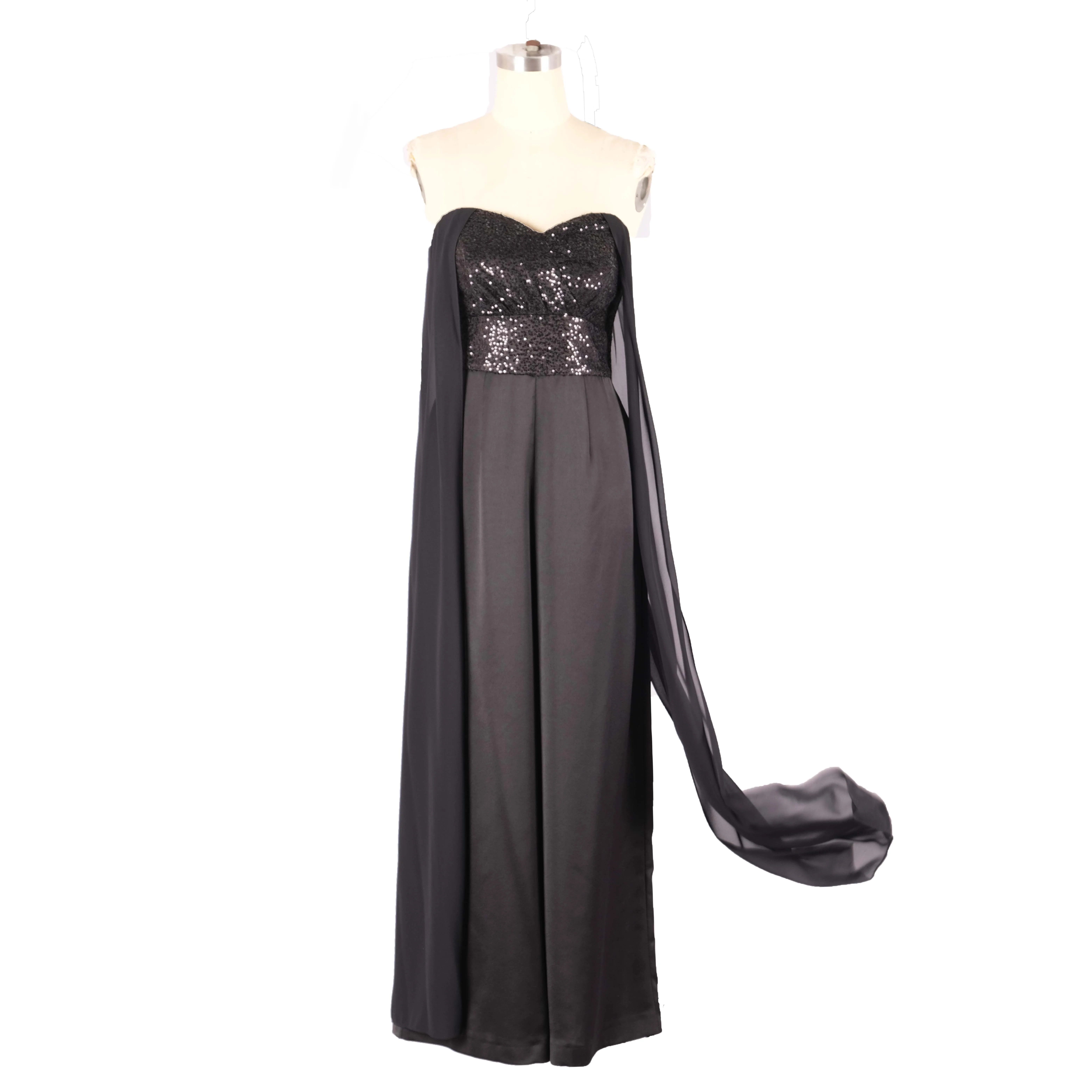 

Sleeveless Black elegant jumpsuit women 2019 new design ladies jumpsuit wholesale