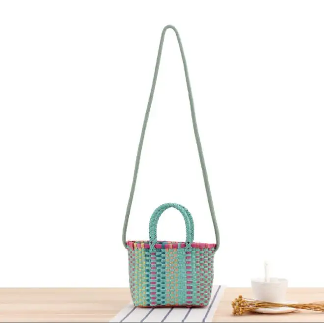 

luxury handbags for women Summer Beach Bag Handle Handbag Straw Shoulder Bag Large Rattan Bucket Bag, Customized color