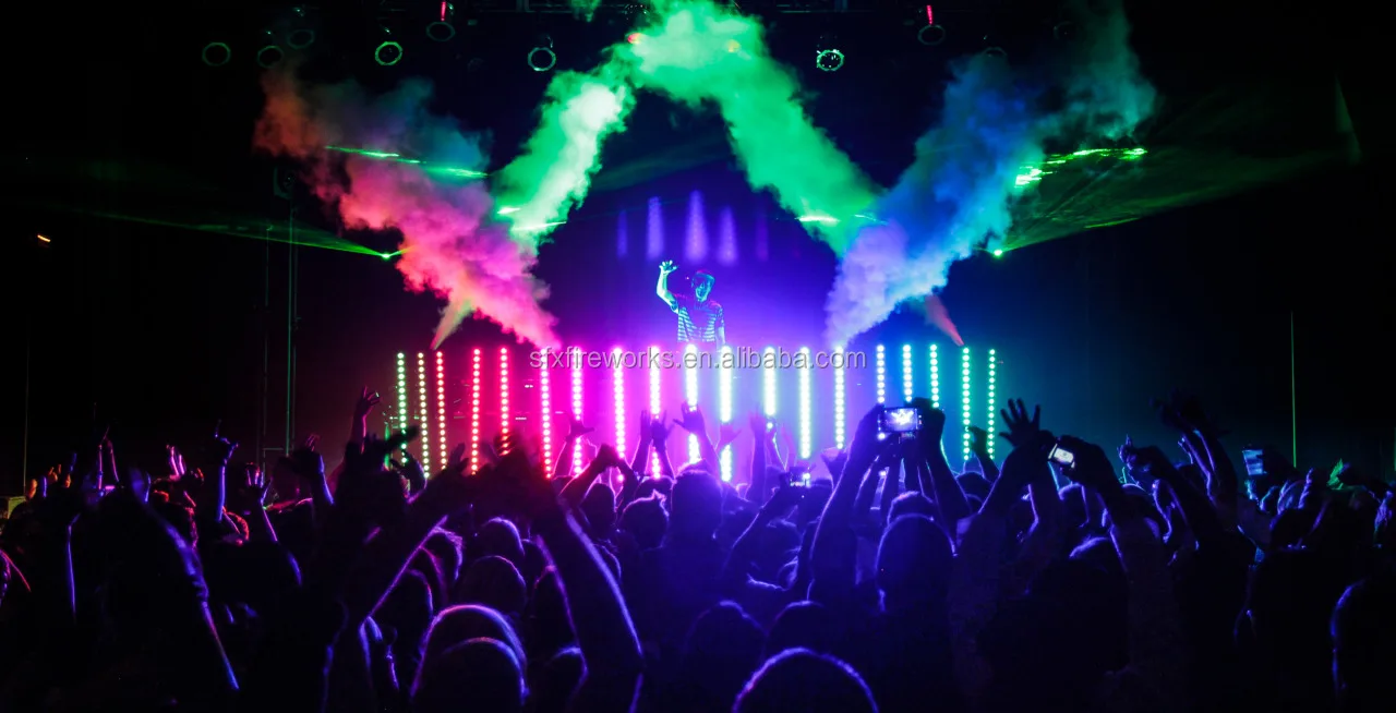 Special Effect Party Fog Metal Cannon Dmx Dj Equipment Led Cryo Smoke