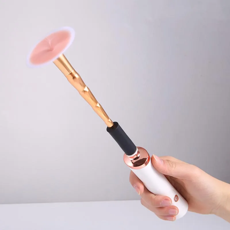

Automatic makeup brush cleaner washer machine automatic electric silicone liquid makeup brush cleaner and dryer, White black red green