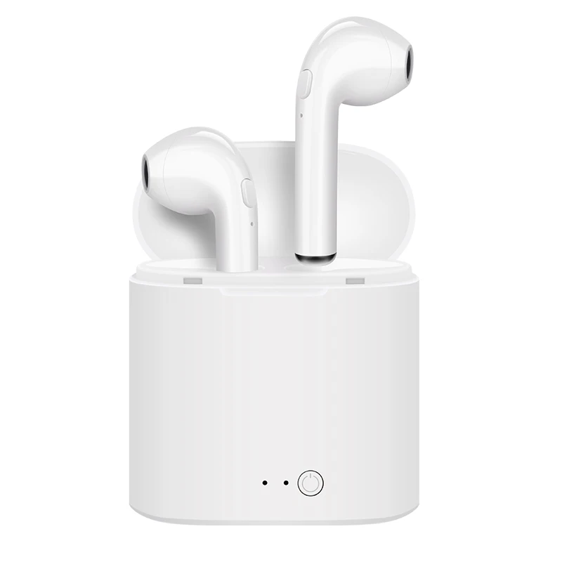 

i7 TWS mini earbuds top sales ear buds pods fast charging airphone air 2 earphone market for Xiaomi apple phone, Black/white/gold/red/pink