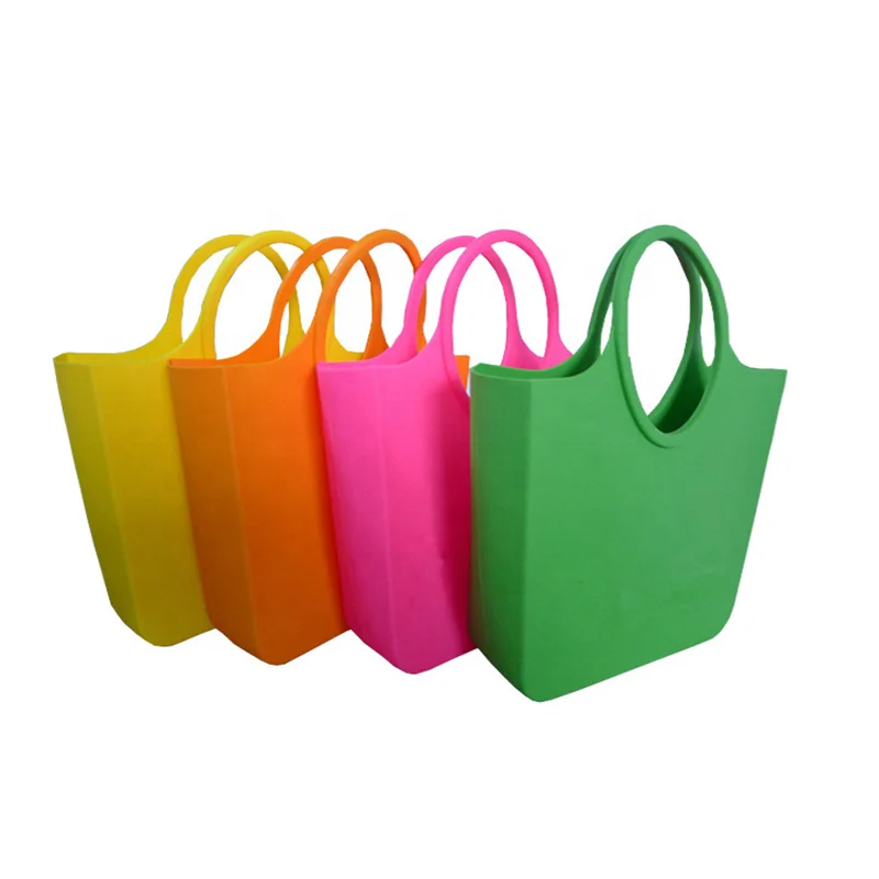 

2021 OEM new design China factory supplier silicone beach bag, Customized color
