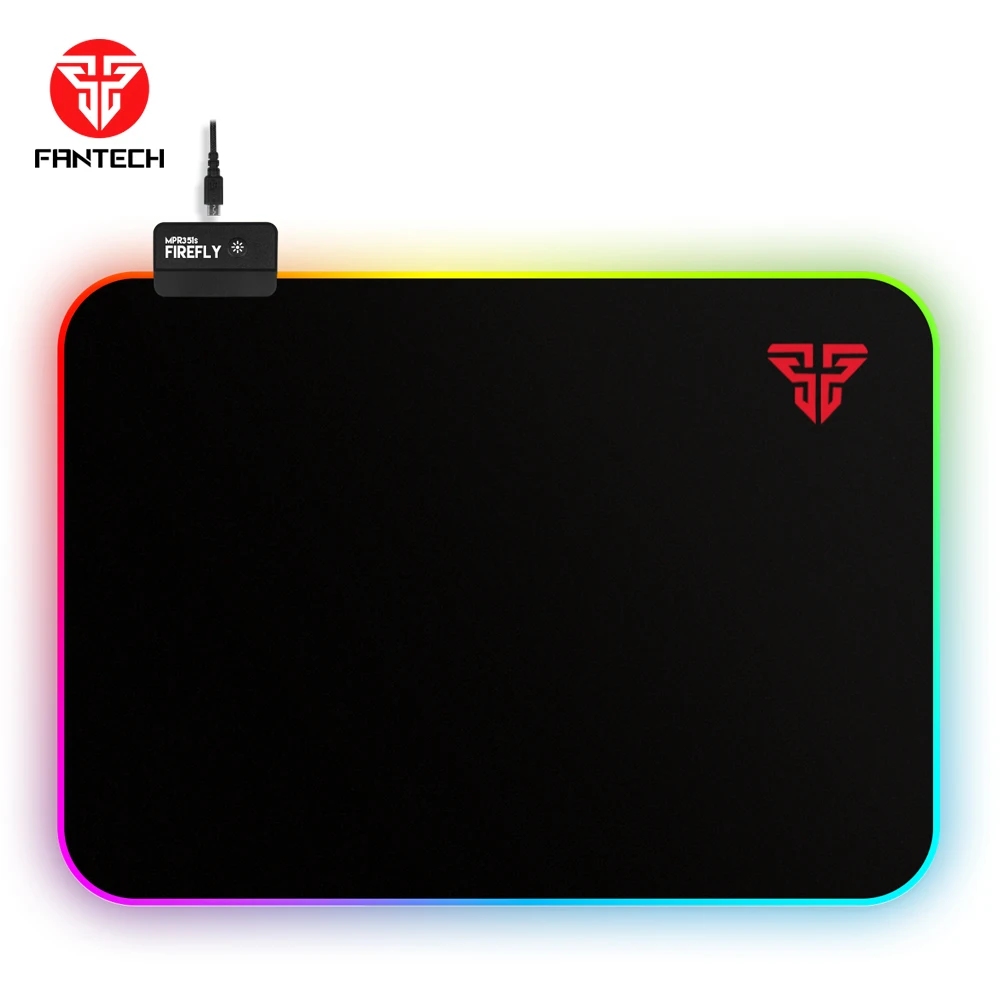 

Fantech MPR351s Firefly Control And Speed Surface Soft Cloth RGB Custom Gaming Mouse Pad