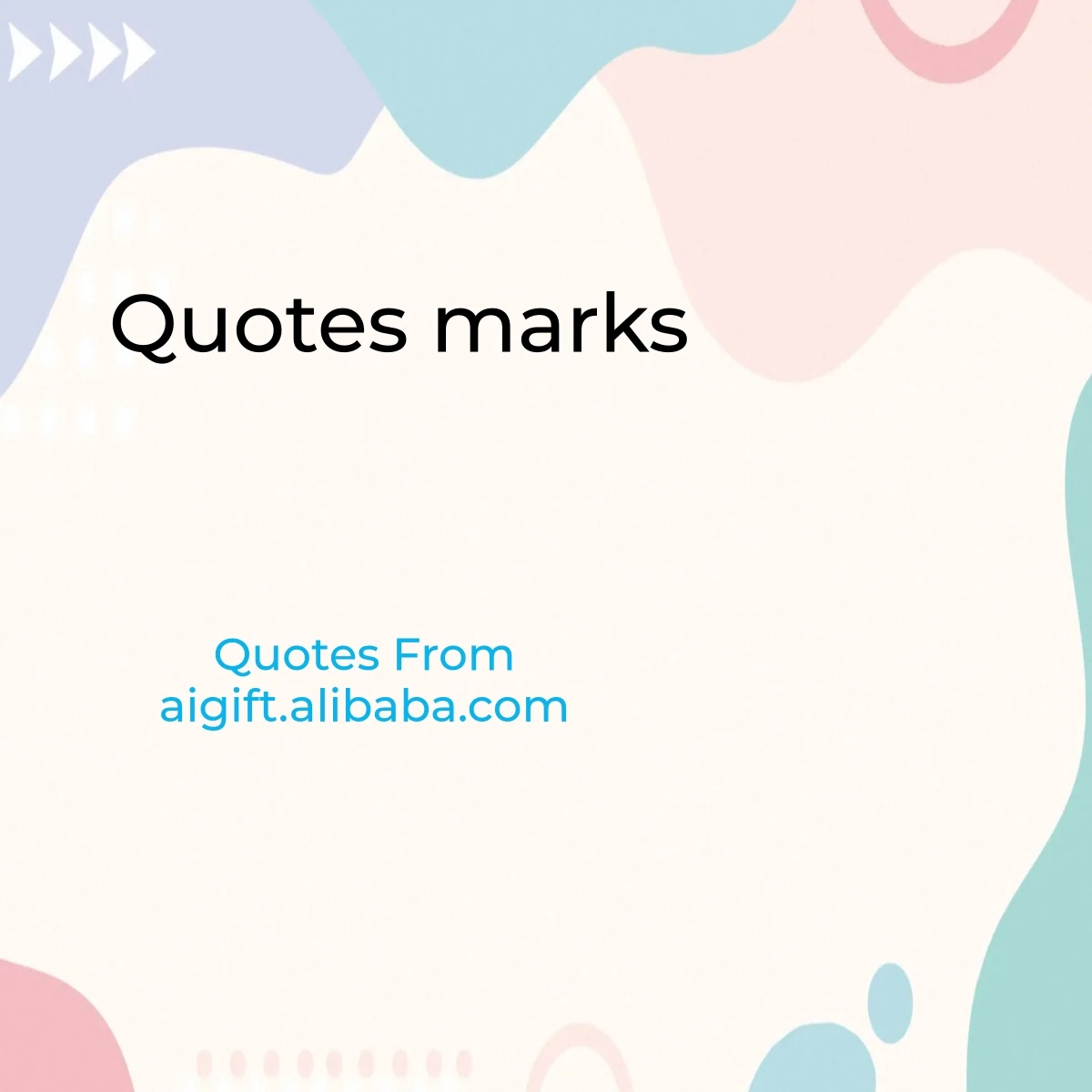 quotes marks