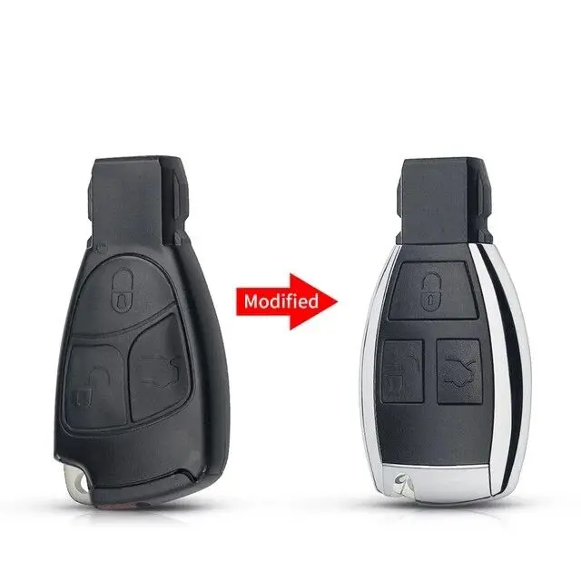 

Modified 2/3/4 Buttons Modified Remote Car Key Shell For Benz Mercedes C E S M CLS CLK W203 GL SLK S Class CL55 AMG C230