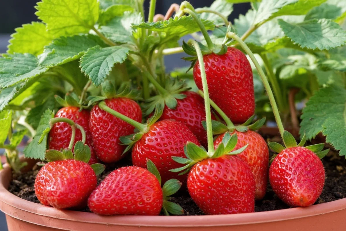can i plant strawberries in a pot