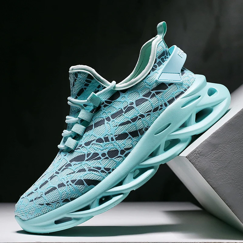 

2021 New running shoes Men sneakers Comfortable Breathable Lace up mens athletic shoes footwear for men