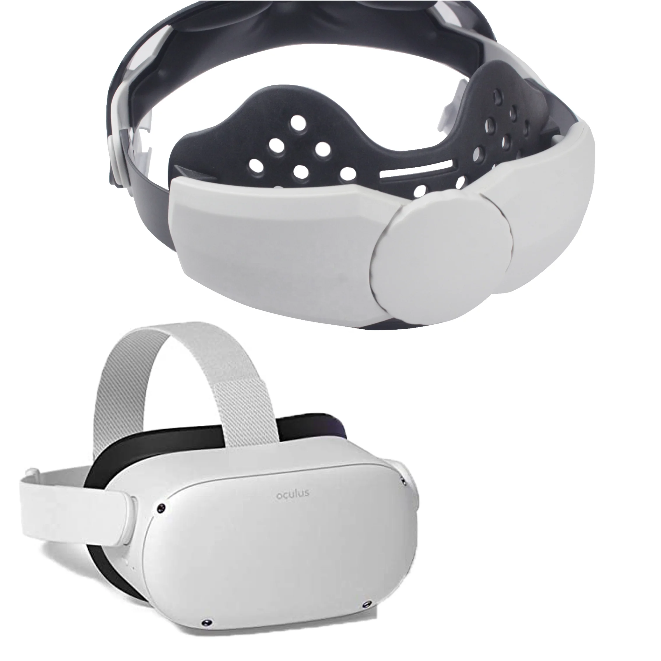 

ST2 2022 New Quest 2 Replacement Headband Adjustment Reduces Facial Pressure Comfortable Touch VR Accessories, Other