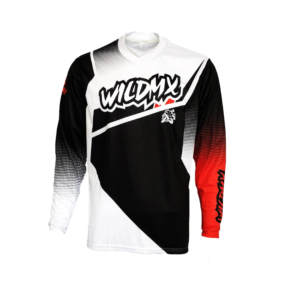 

Customized Wildmx 2021 Racing Jersey Motocross Jersey Mx Downhill Ropa Mountain Bike Shirt Equipement Motor Cross Clothing, Customized color