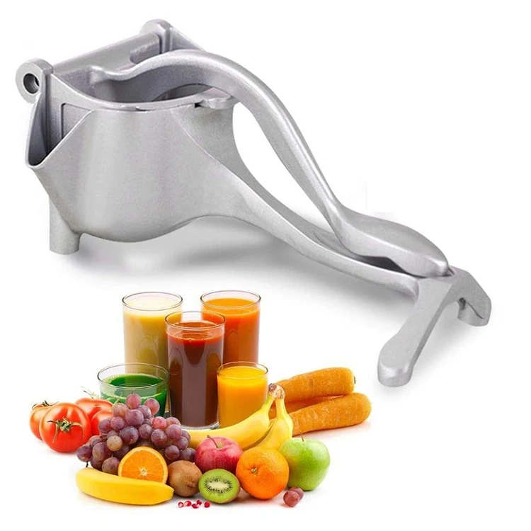 

Hand Squeezer Heavy Duty Orange Lemon Citrus Juicer Manual Fruit Press Squeezer Extractor Tool Manual Juicer, Silver