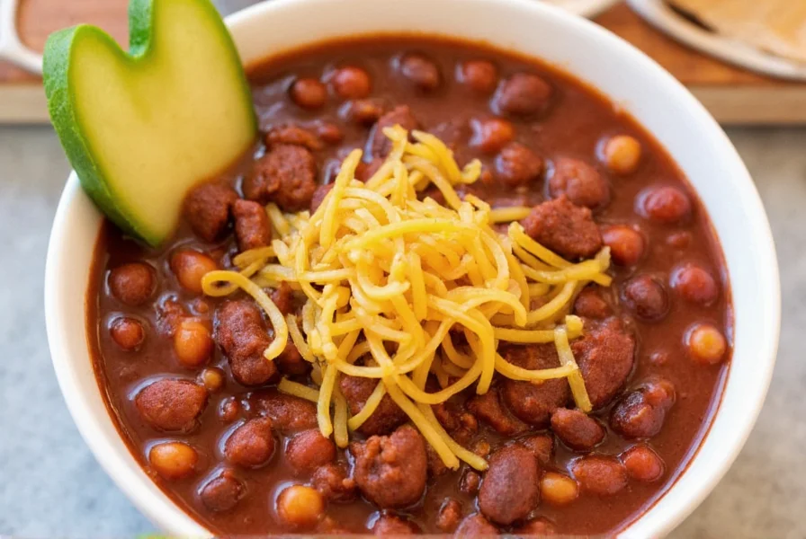 how many calories bowl of chili