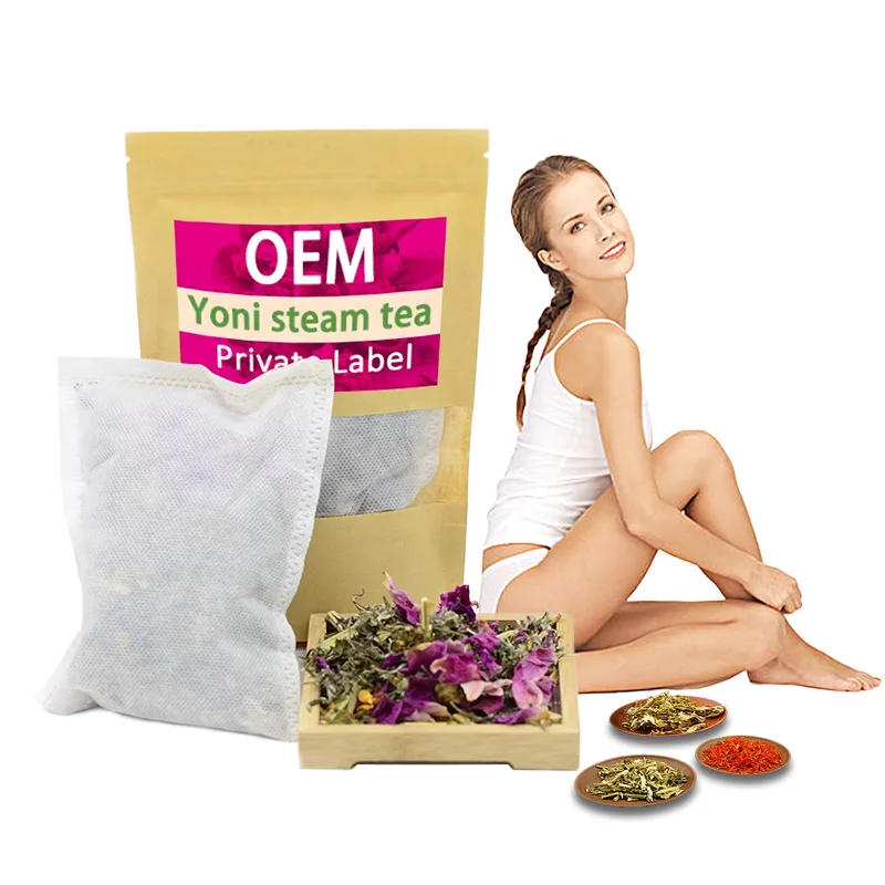 

100% herbal organic Private Label yoni steam herbs tea feminine vaginal steamer detox bath vagina v steam spa