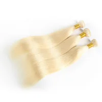 

Wholesale Virgin 613 Blonde Hair Bundles Brazilian Hair No Shedding Cuticle Intact raw virgin human hair weave