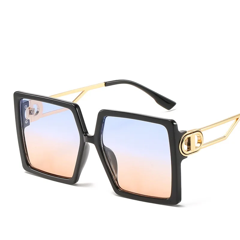 

Famous Brand Design High Quality Square Sunglasses Fashion Popular Oversize Sunglasses for Men Women