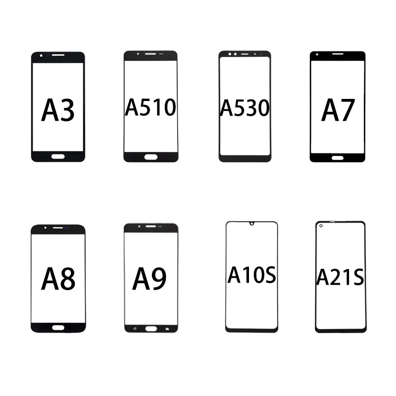 

For Samsung Broken Cracked Damaged Top Glass Shattered Lens Cell Phone LCD Screen Repair, Black/white /gold