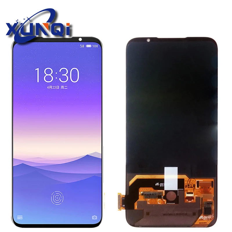 

Hot Sales Super AMOLED For Meizu 16s LCD Screen display Wholesale phone Touch Replacement Compatible Digitizer Assembly