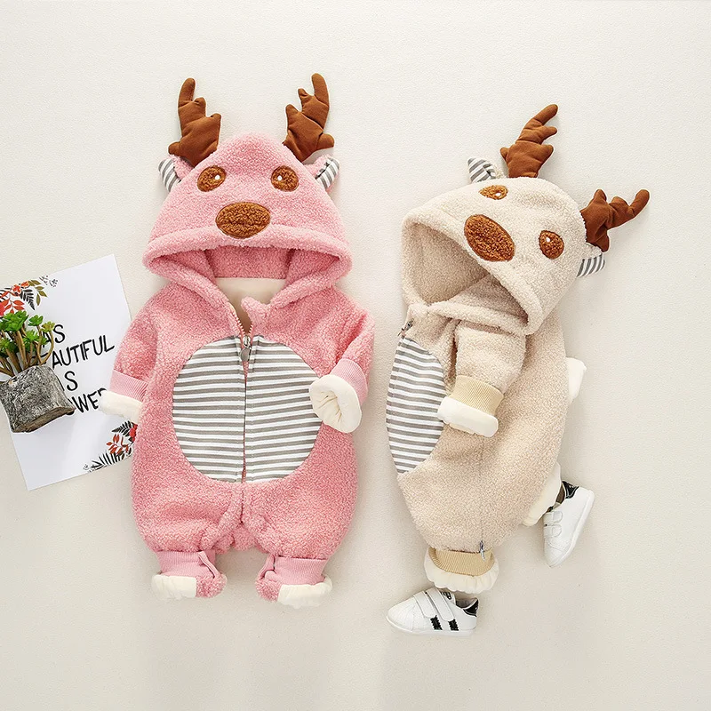 

Wholesale Newborn baby boys' rompers Cotton knitted Long Sleeve Jumpsuit Rabbit ear baby Clothes Romper new born baby clothes, Picture shows