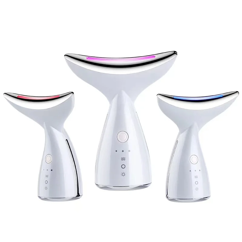 

Home Use Beauty Device Face Massager Facial Lifting Tool Beauty Anti-Aging Neck V Shape Multifunction Face Massager, White/black