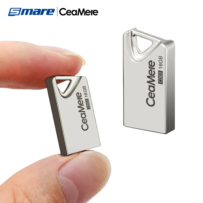 

Ceamere Factory Price CM-CD03 Metal 16GB USB 2.0 Flash Drives 2GB 128GB Memory Stick 64GB 32GB Flash Mini Metal USB Flash Drive