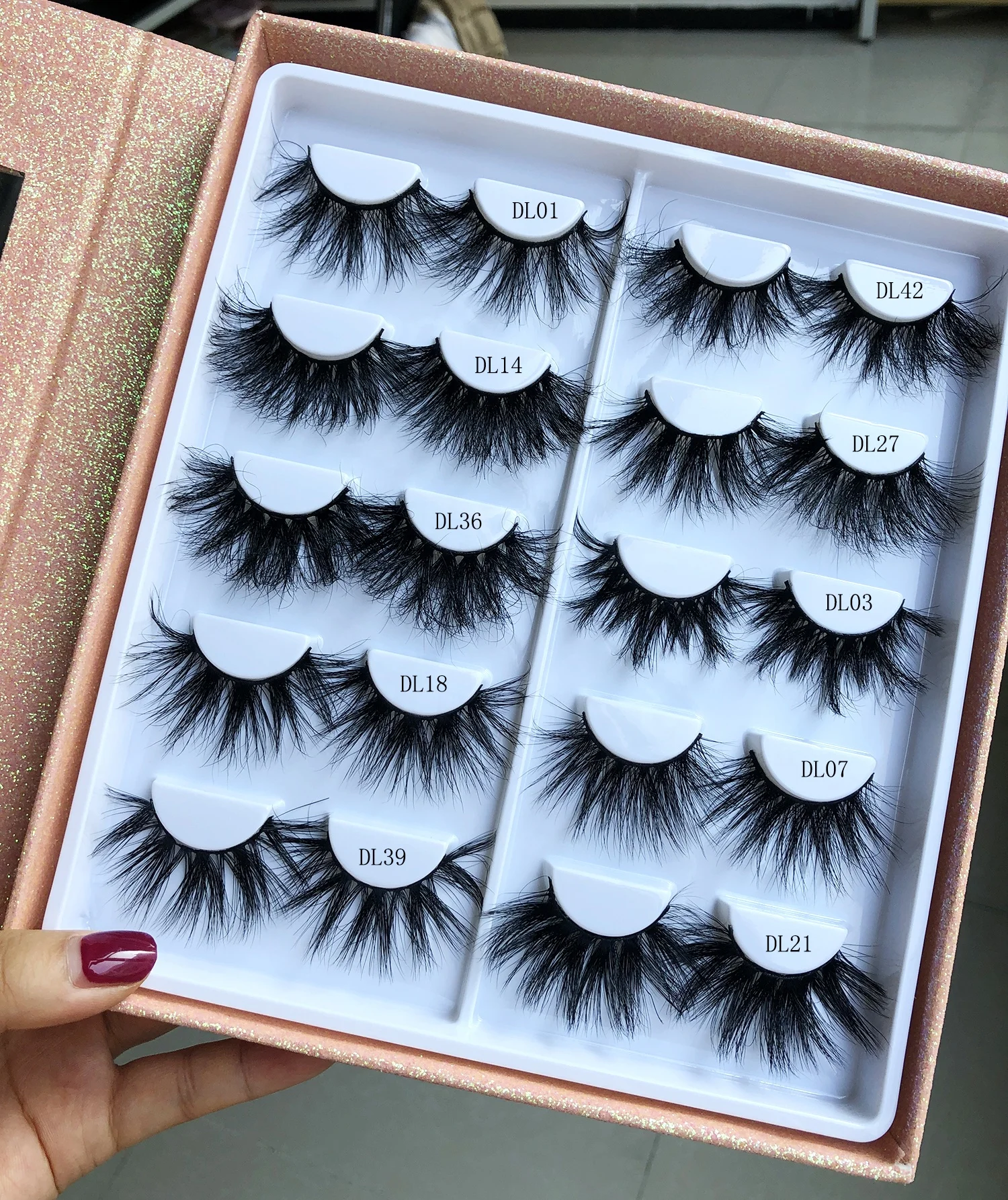 

cheap real mink fur 3d mink eyelashes vendor full strip 15mm 3d eye mink lashes, Black