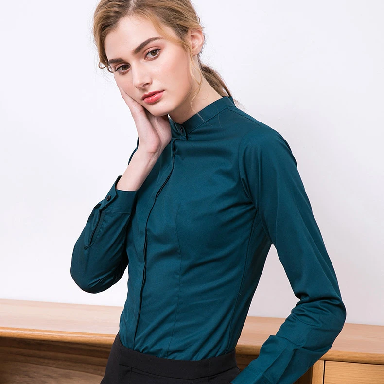 Women's Shirts Long Sleeve Spring and Autumn Professional Formal Work Clothes 2026 New Cargo OL Slim Shirts
